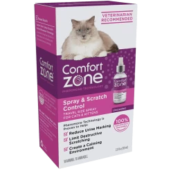 Comfort Zone Spray & Scratch Control Cat Spray, 2-oz