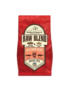 Stella & Chewy's Raw Blend Wild Caught Recipe Grain-Free Dry Dog Food, 22-lb