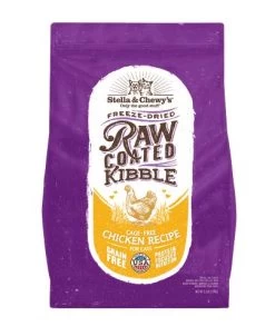 Stella & Chewy's Raw Coated Kibble Cage-Free Chicken Recipe Grain-Free Dry Cat Food, 2.5-lb