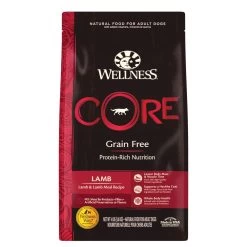 Wellness CORE Grain-Free Lamb Dry Dog Food, 4-lb