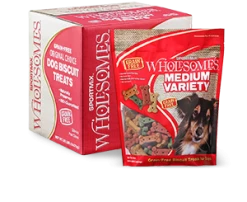 Sportmix Wholesomes Variety Biscuit Dog Treats, 20-lb, Medium