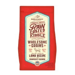 Stella & Chewy's Raw Coated Kibble Wholesome Grains Lamb, Pumpkin & Quinoa Dry Dog Food, 3.5-lb