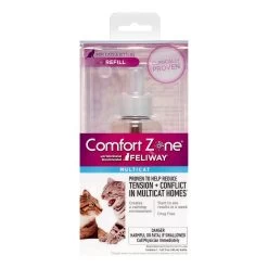 Comfort Zone Feliway Multicat Cat Calming Diffuser Refill, 1.62-oz