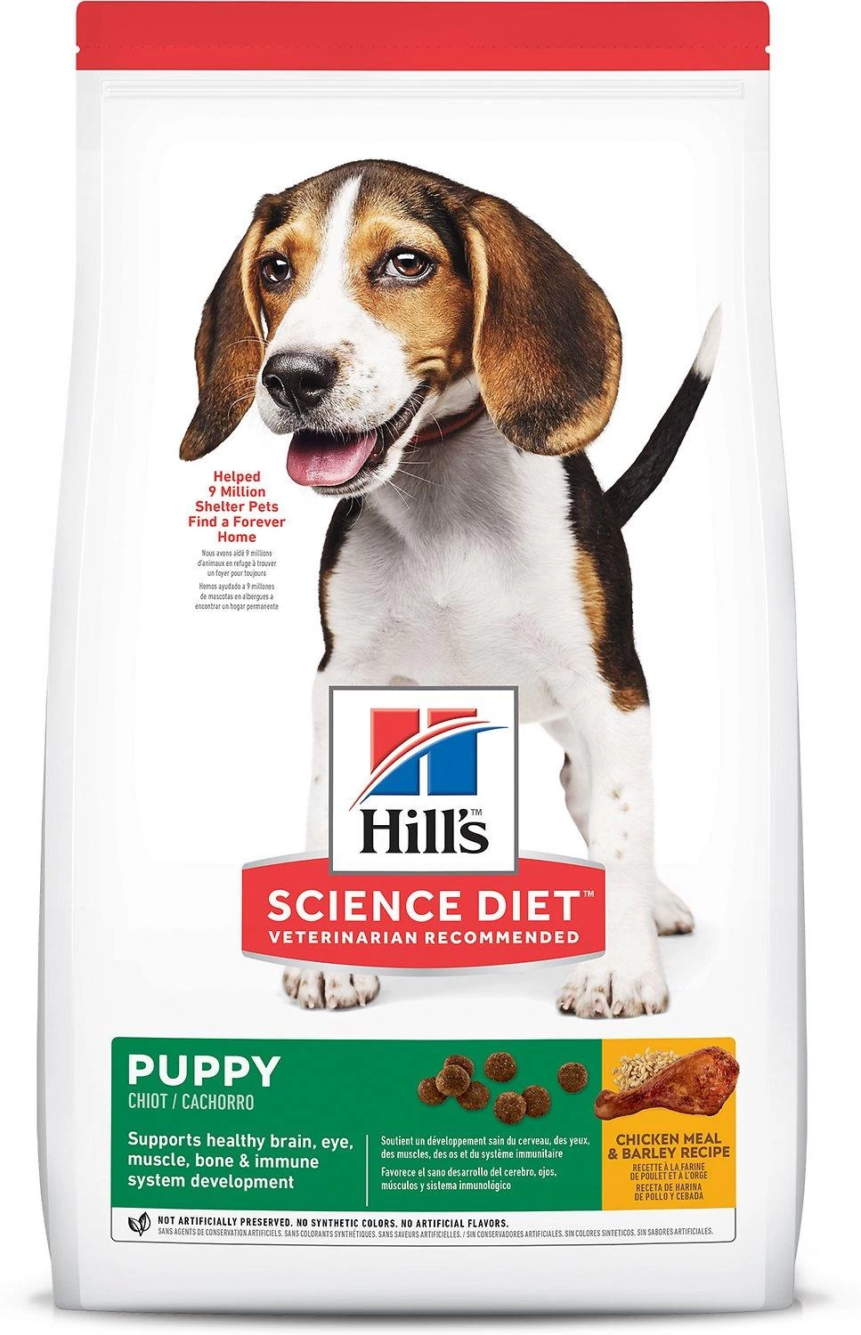 Hill's Science Diet Puppy Healthy Development With Chicken Meal & Barley Recipe Dry Dog Food, 4.5-lb
