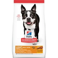 Hill's Science Diet Adult Small Bites Light Chicken Meal & Barley Dry Dog Food, 5-lb