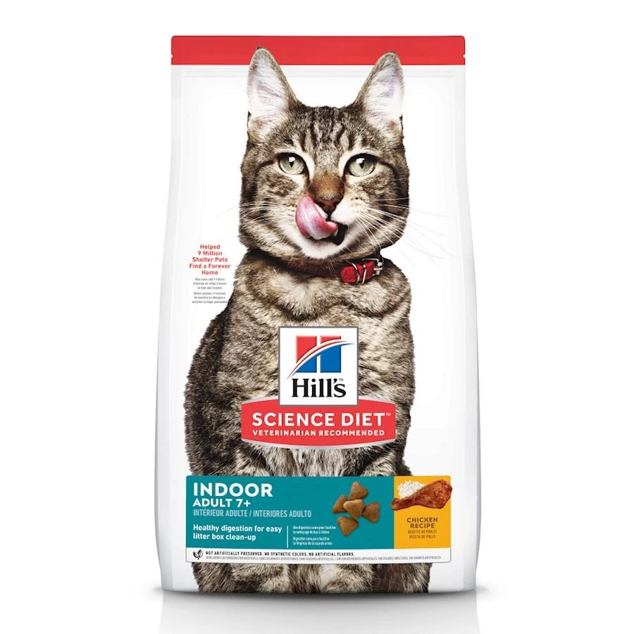 Hill's Science Diet Adult 7+ Indoor Dry Cat Food, 3.5-lb
