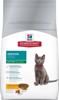 Hill's Science Diet Kitten Indoor Dry Cat Food, 3.5-lb